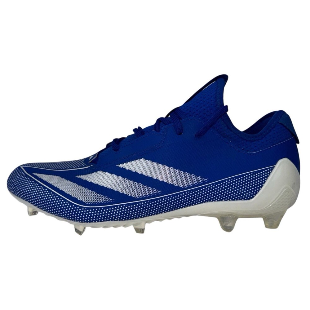 Adidas Mens Size 14 Football Cleats Adizero Electric.1 Blue White IG3445 New